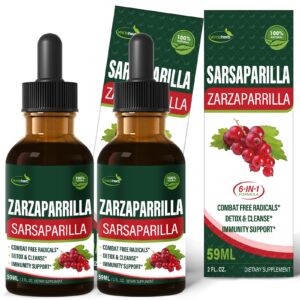 Frasco Verdeherb Sarsaparilla Drops Frente