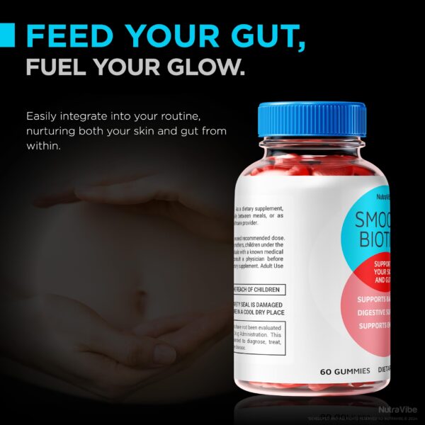 Gomitas Smooth Biotics para fitness y salud femenina