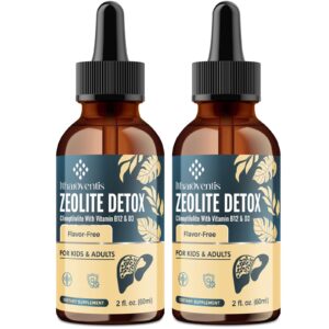 Gotas líquidas de zeolita detox para niños con vitaminas B12 y D3 Gotas líquidas de zeolita detox para niños con vitaminas B12 y D3