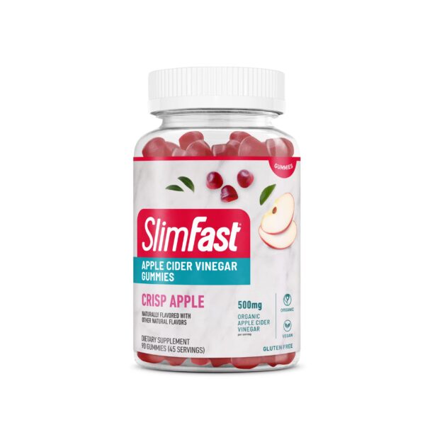 Gomitas SlimFast ACV sabor manzana en frasco