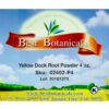 Té de dock amarillo natural Best Botanicals