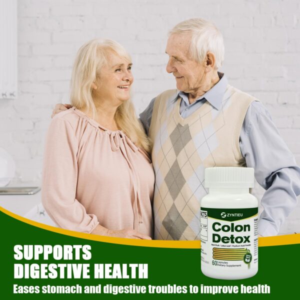 Cápsulas Zyntieu colon cleanse para limpieza y desintoxicación
