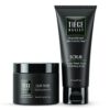 Set detox facial Tiege Hanley para hombres mascarilla y exfoliante