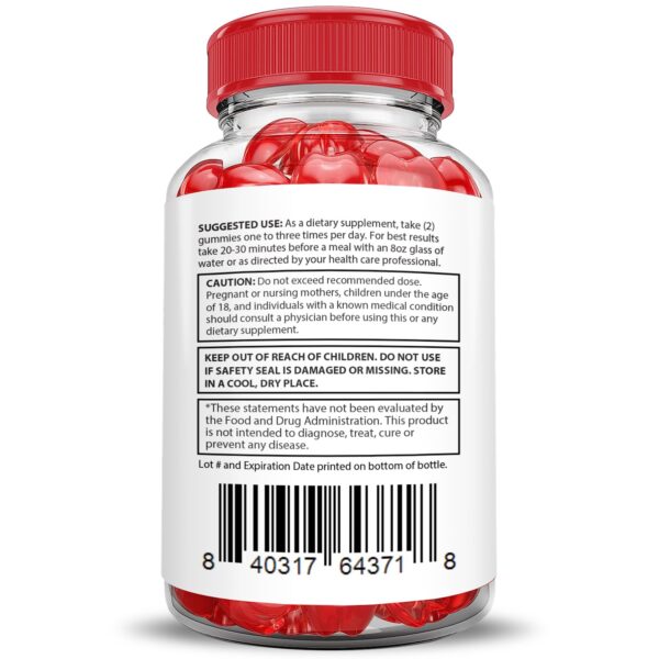 Vitamina B12 y folato en gomitas Vital Grow XL Extreme 2000mg