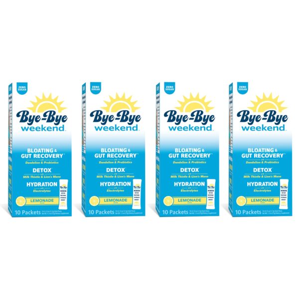 Bye-Bye Weekend mezcla para bebida limonada paquete de 4