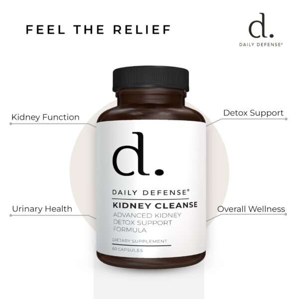 Suplemento detox riñón Daily Defense 60 caps