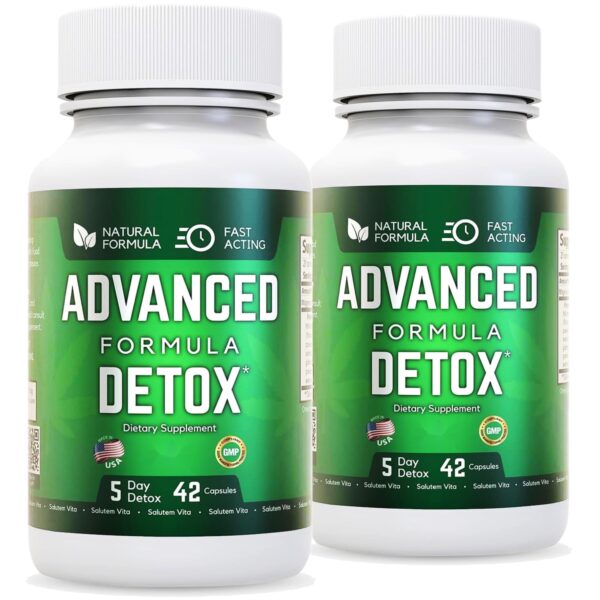 Salutem Vita Advanced Detox Cleanse cápsulas en envase