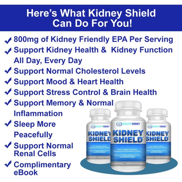 Suplementos para salud renal Kidney Restore y Kidney Shield