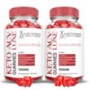 Gomitas Luxe Keto ACV 1000mg paquete de 2 sabor manzana y remolacha