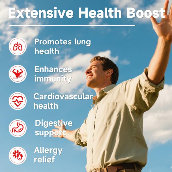 Frasco y caja de suplemento RindTi para detox pulmonar