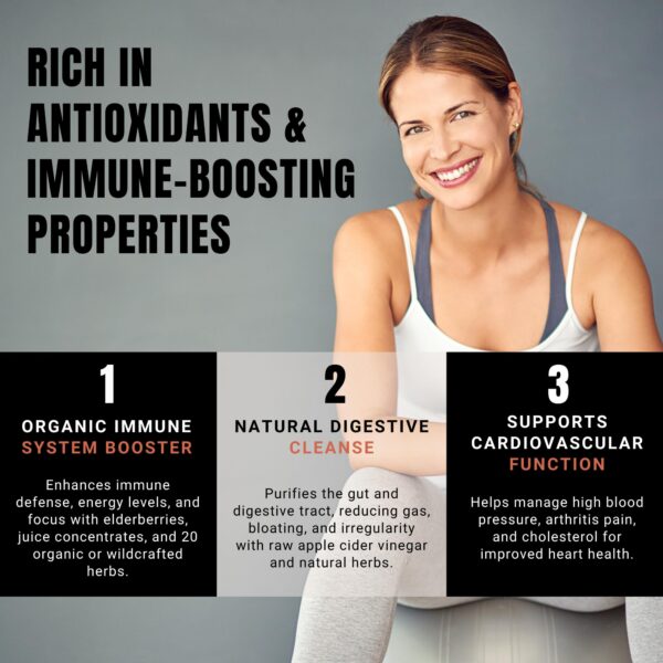 Yoder’s Good Health complejo líquido detox y antioxidantes crudos