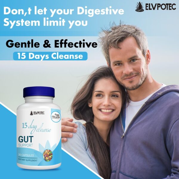 Frasco y cápsulas desintoxicación ELVPOTEC 60 piezas