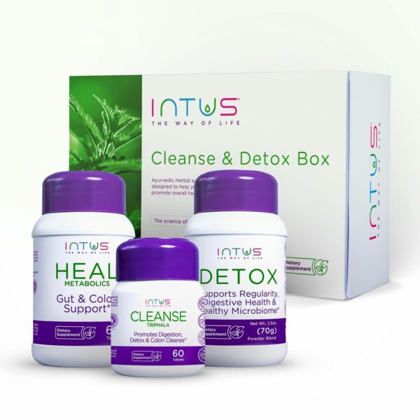Caja Intus Clean and Detox programa ayurvédico para digestión