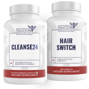 Frente de Nation Health MD Cleanse24 Hair Switch