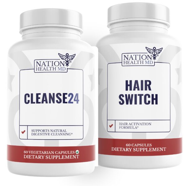 Frente de Nation Health MD Cleanse24 Hair Switch