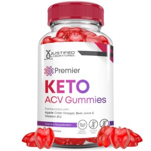 Caja Premier Keto gomas ACV 60 unidades sabor natural