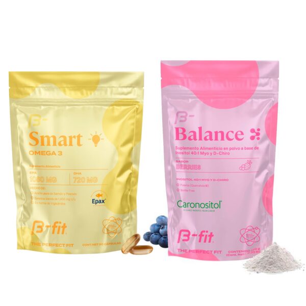 Inositol Balance e omega 3 frasco conjunto