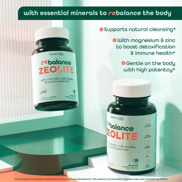 Cápsulas zeolita en blíster