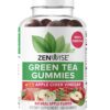 Extracto de té verde y vinagre de manzana gomitas Zenwise paquete frontal