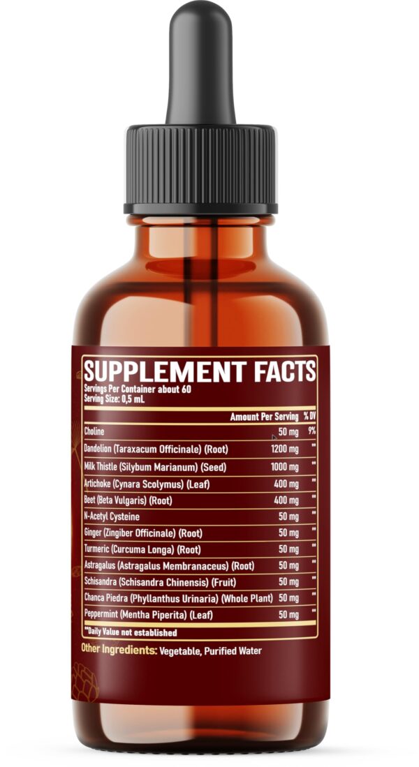 Frasco con etiqueta y certificado