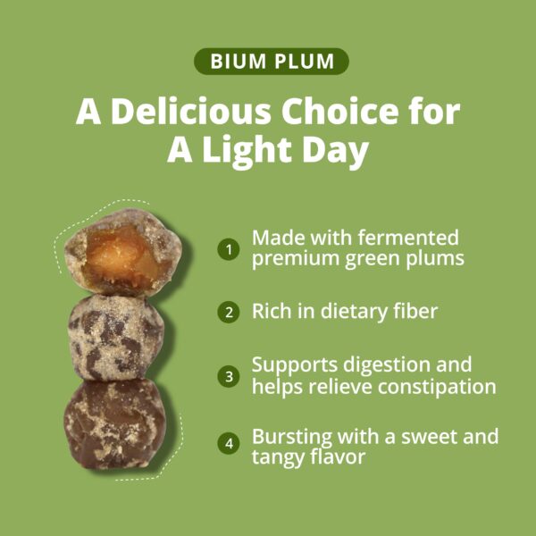 Detalle empaque Bium Plum para estreñimiento seguro
