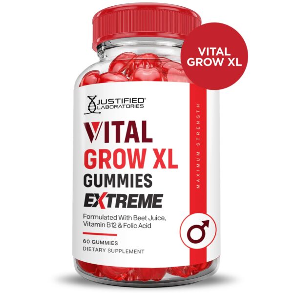 Gomitas Vital Grow XL Extreme textura y calidad pectina