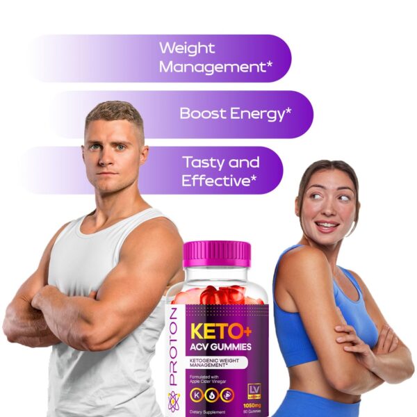 Gomitas keto y vinagre de manzana Proton Keto ACV 1050MG