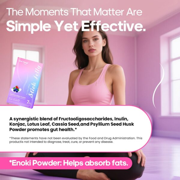 Palitos jelly Quit mood S Stick sabor bayas para salud intestinal