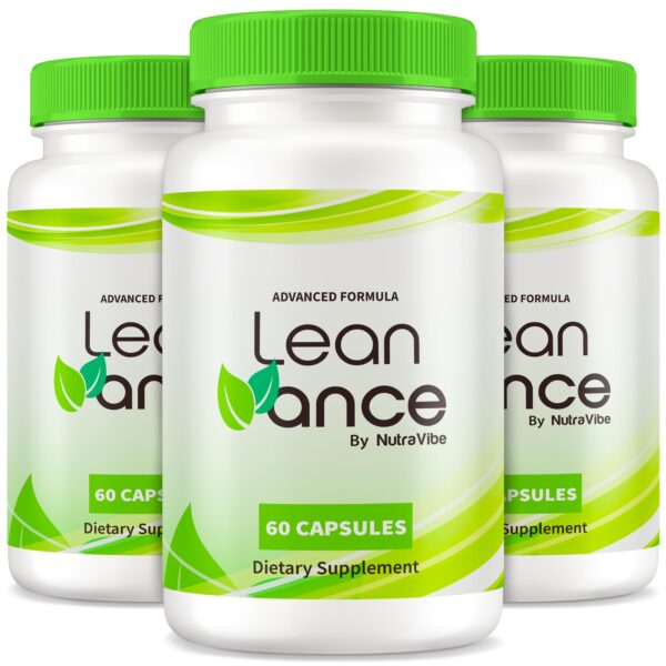 NutraVibe cápsulas Lean Vance paquete de 3 180 cápsulas
