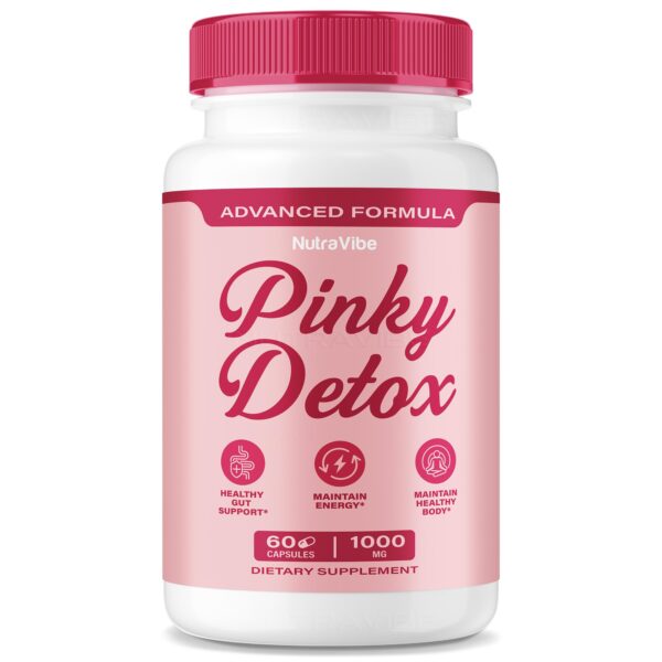 pinky detox cápsulas frasco