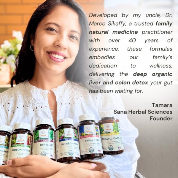 Detox para mujeres y hombres con fórmula de 11 hierbas Sana Herbal