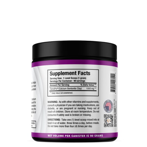 Polvo de arcilla bentonita volcánica para limpieza y drenaje linfático