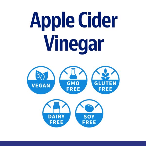 Detallado frasco Enzymedica vinagre sidra manzana digestión