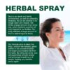 spray para pulmones con hierbas calmantes para el tracto respiratorio