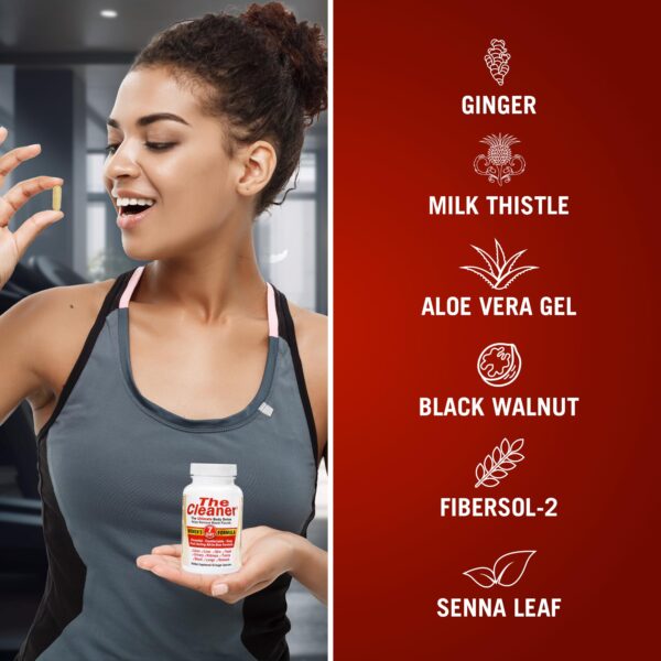 Paquete de 52 cápsulas The Cleaner detox y limpieza interna