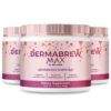 Frente del envase NutraVibe DermaBrew Max polvo Frente del envase NutraVibe DermaBrew Max polvo