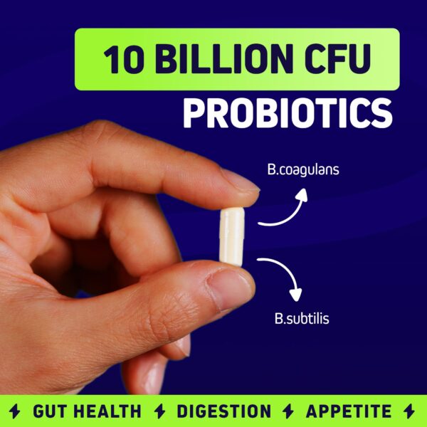Suplemento Herbtonics con probióticos y cúrcuma para detox