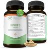 Binder Blend cápsulas detox con carbón activado y chlorella
