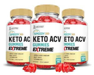 Paquete Speedy Keto ACV gomitas extreme 2000mg 180 unidades