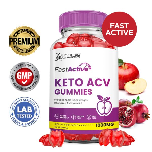 paquete 2 Fast Active Keto ACV 120 gomitas