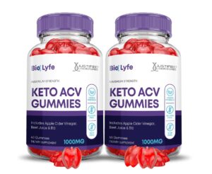 Gomas keto Bio Lyfe con vinagre de sidra de manzana y jugo de remolacha