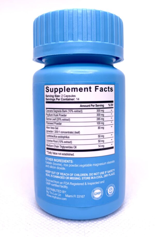 MY TRULUV suplemento vegano para limpieza colon 14 días