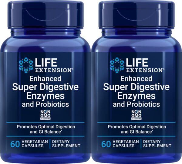 Frente de Life Extension Enzimas Digestivas y Probióticos