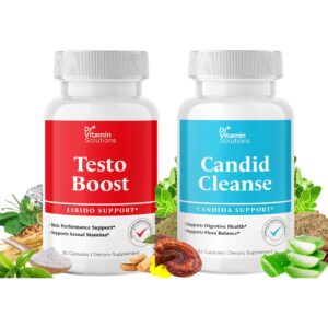 Dr. Vitamin suplemento limpia candida para hombres y mujeres