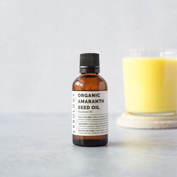 Aceite de amaranto prensado en frío para nutrir la piel