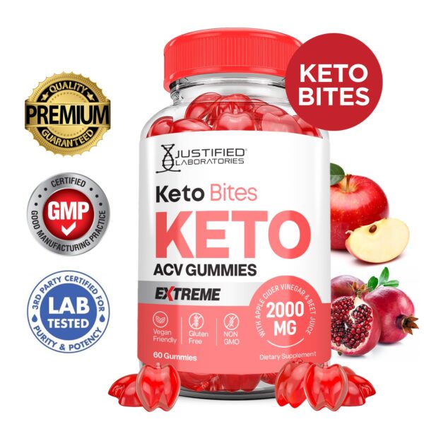 Gomitas keto acv vinagre sidra de manzana keto bites