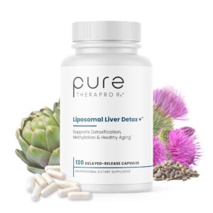 Pure TheraPro Rx detox hígado liposomal 120 cápsulas veganas
