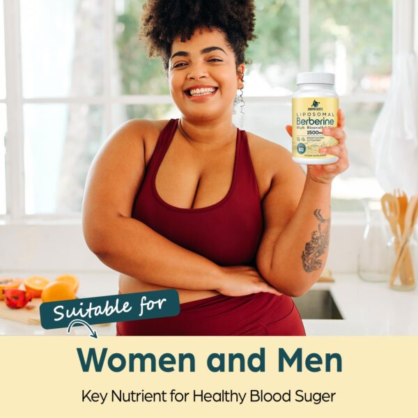 Packaging cápsulas Berberina Liposomal Corpofuerte