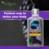 Detalle etiqueta Wellgenix Omni bebida detox para limpieza rápida