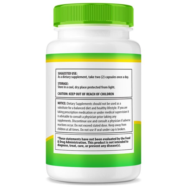 Imagen en primer plano de las cápsulas Trimara